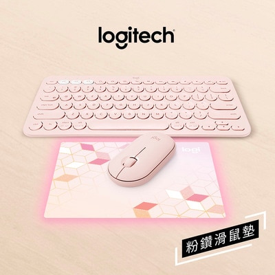 LOGITECH 罗技 K380 & PEBBLE 无线鼠标键盘组合套装 (英文版)