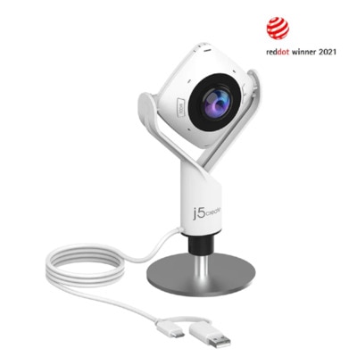 j5 create JVCU360 360° 全方位视像会议 USB Webcam 网路摄影机