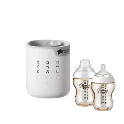 Tommee Tippee 3合1智能奶瓶及儲奶袋加熱器配PPSU奶瓶套裝