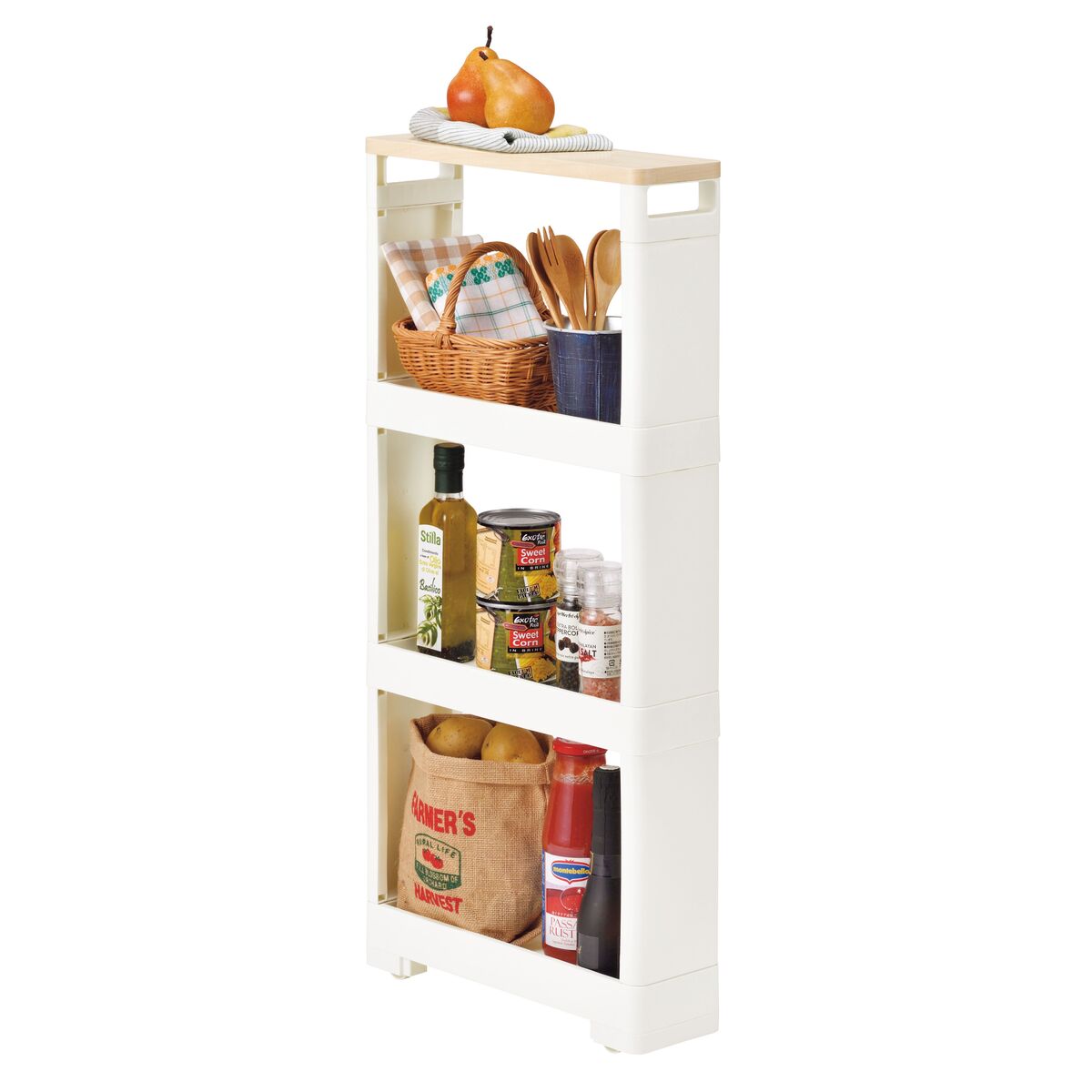 JEJ Lise Super Slim Rack 3 Tiers (Evenly Distributed Tiers) | FORTRESS