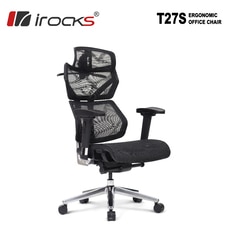 iRocks T27S Ergonomic Cloudmarble Mesh Chair (with Foldable Leg Rest)